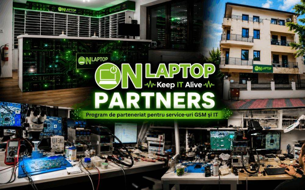 OnLaptop lansează Partners: distribuţie de piese şi infrastructură tehnică pentru service-ul tău